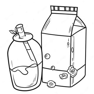 Milk Carton Coloring Page 29903-24107