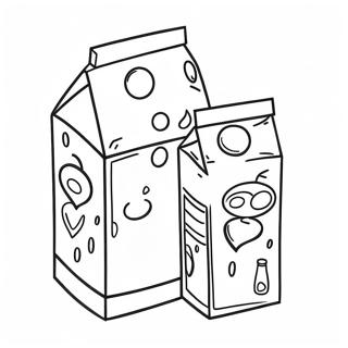 Milk Carton Coloring Page 29903-24108