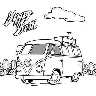 Van Coloring Pages