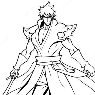 Ichigo In Shinigami Outfit Coloring Page 29924-24122