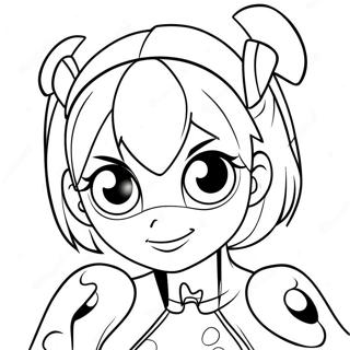 Miraculous Ladybug Superhero Coloring Page 29933-24126