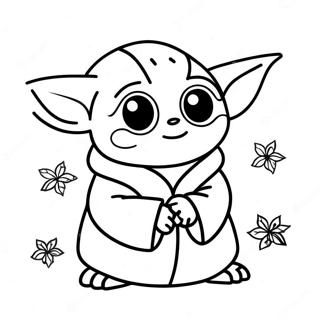 Baby Yoda Christmas Coloring Page 29943-24135