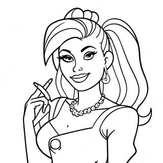 Punk Disney Princess Coloring Page 29953-24140