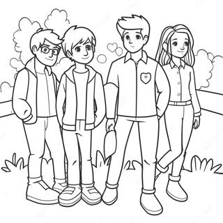 Heartstopper Main Characters Coloring Page 29983-24167