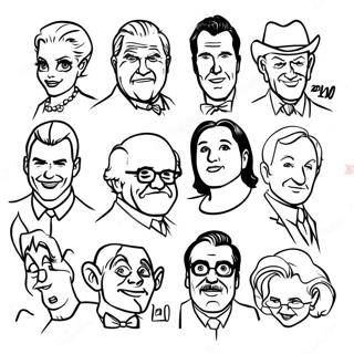 20th Century Fox Movie Characters Coloring Page 30004-24188