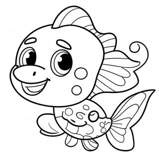 Bubble Guppies Zooli Coloring Page 30013-24191