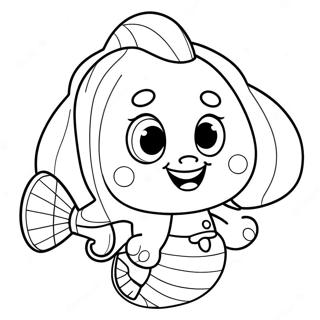 Bubble Guppies Zooli Coloring Page 30013-24192