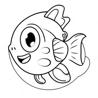 Colorful Bubble Guppies Zooli Adventure Coloring Page 30014-24194