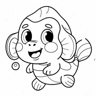 Colorful Bubble Guppies Zooli Adventure Coloring Page 30014-24196