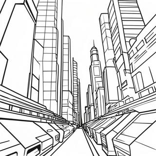 Cyberpunk Coloring Pages