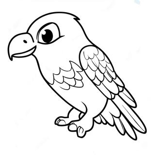 Jet The Hawk Coloring Pages