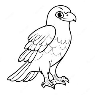 Jet The Hawk Coloring Page 30033-24207