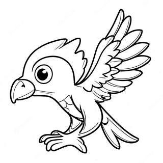 Jet The Hawk Coloring Page 30033-24208