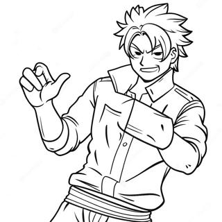 Denki Kaminari In Action Coloring Page 30044-24214