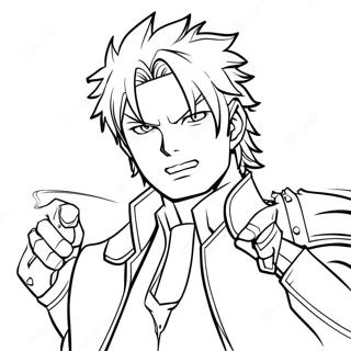 Denki Kaminari In Action Coloring Page 30044-24215