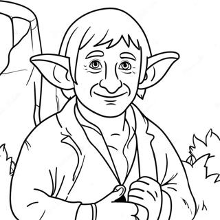 The Hobbit Coloring Page 30053-24222