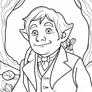 Bilbo Baggins Adventure Coloring Page 30054-24225