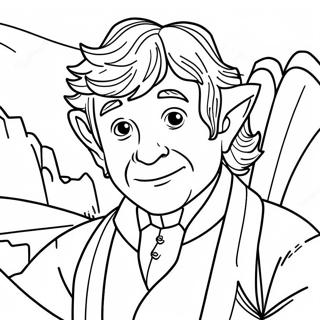 Bilbo Baggins Adventure Coloring Page 30054-24226