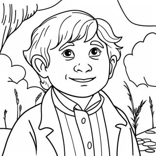 Bilbo Baggins Adventure Coloring Page 30054-24228