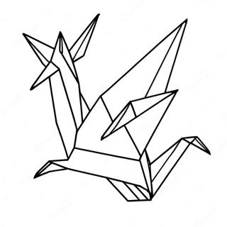 Origami Coloring Pages