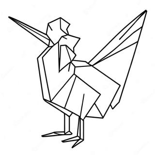 Origami Crane Coloring Page 30073-24239