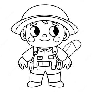 Adventurous Tle Character Coloring Page 30094-24257