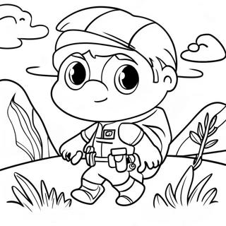 Adventurous Tle Character Coloring Page 30094-24259