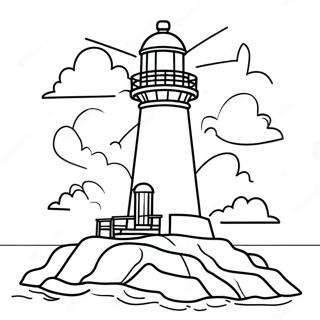 Lighthouse Coloring Pages