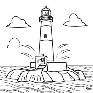 Lighthouse Coloring Page 3011-2506