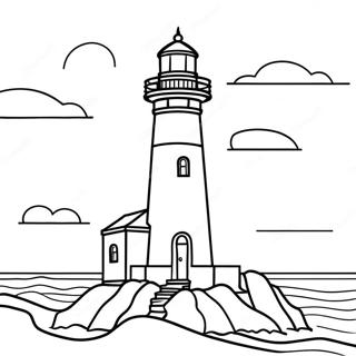 Lighthouse Coloring Page 3011-2507