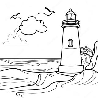 Lighthouse Coloring Page 3011-2508