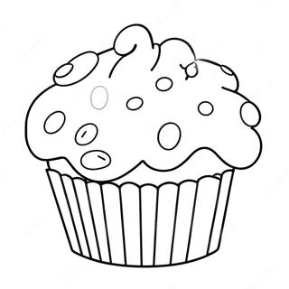 Muffin Coloring Pages