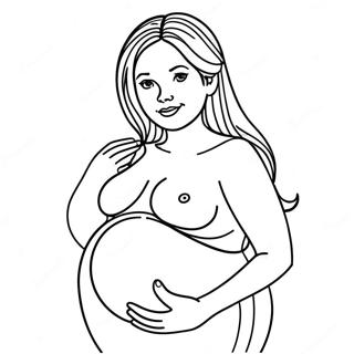 Pregnancy Coloring Page 30133-24287