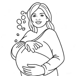 Pregnancy Coloring Page 30133-24288