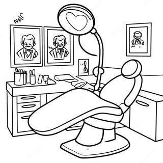 Dentist Coloring Pages