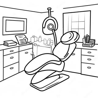 Dentist Office Coloring Page 30153-24302