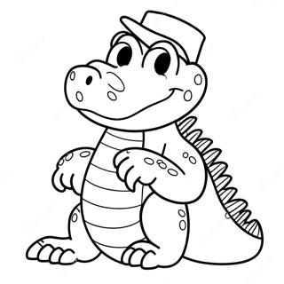 Montgomery Gator Coloring Pages