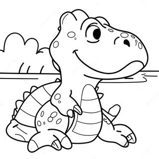 Montgomery Gator Coloring Page 30173-24322