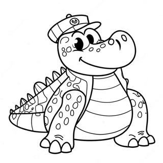 Montgomery Gator Coloring Page 30173-24323