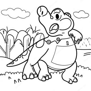 Montgomery Gator Coloring Page 30173-24324