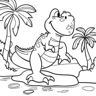 Montgomery Gator Coloring Pages