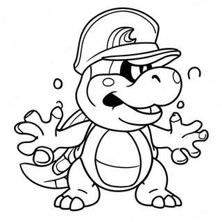 Lemmy Koopa Coloring Pages