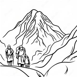 Everest Vbs Adventure Scene Coloring Page 30194-24347