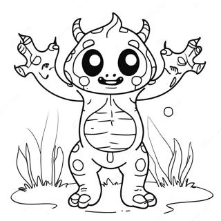 Garten Of Banban 7 Creepy Monster Coloring Page 30214-24355