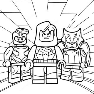 Lego Avengers Coloring Pages