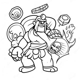 Clash Of Clans Coloring Pages