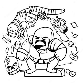 Clash Of Clans Coloring Page 30263-24391