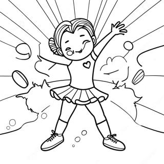 I Love Dance Coloring Page 30283-24407