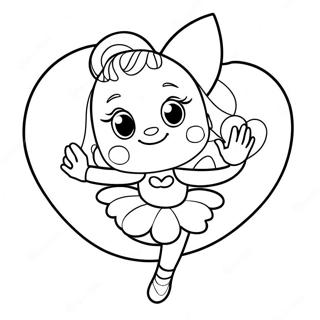 I Love Dance Coloring Page 30283-24408