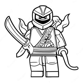 Fierce Ninjago Serpentine Warrior Coloring Page 30314-24434